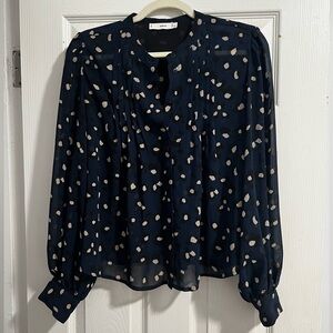 Mango sheer blouse
